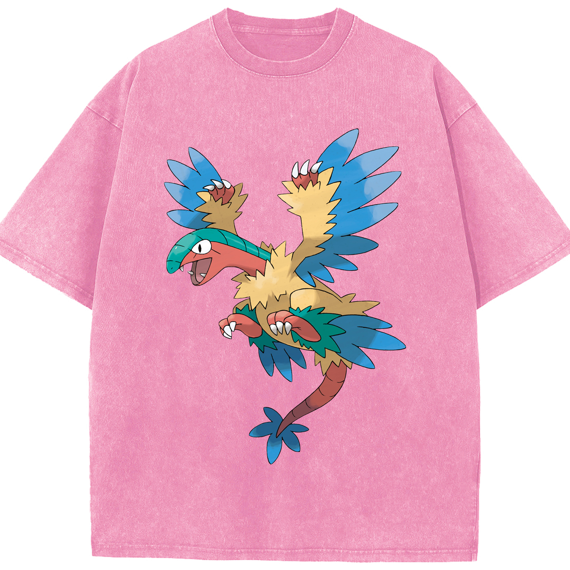（画像用） ポケットモンスター Pokémon 綿100% ヴィンテージ風 半袖Tシャツ（フロントプリント）